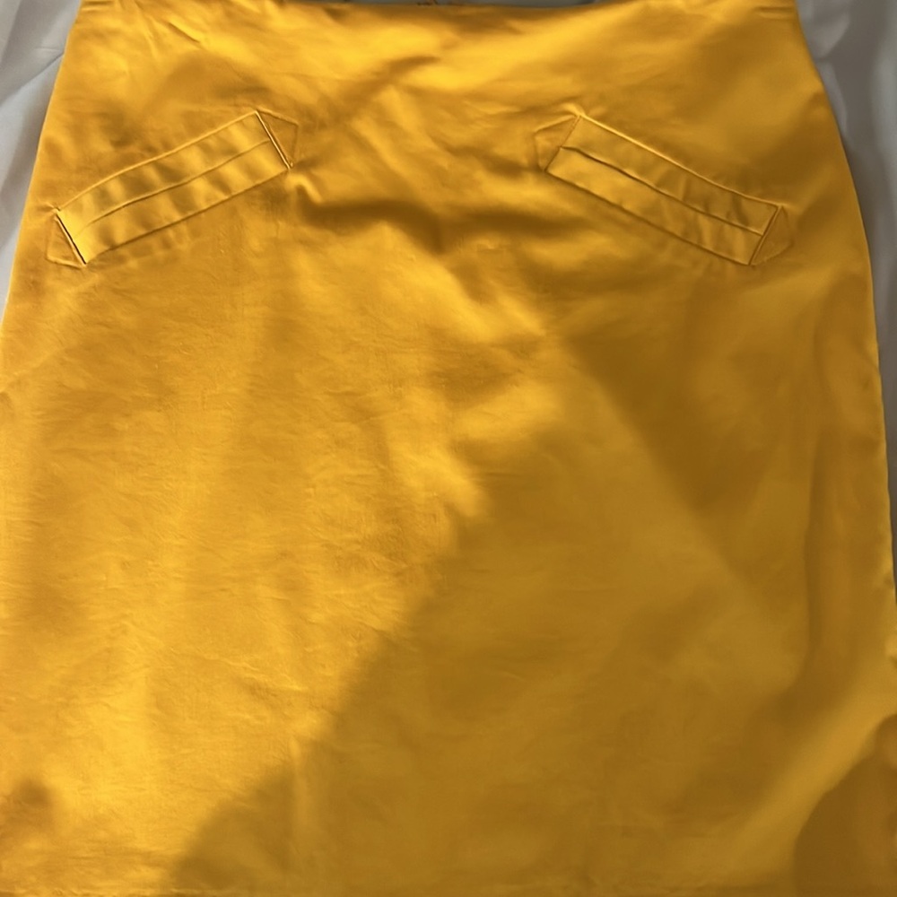 Worthington Yellow pencil skirt - Picture 3 of 5